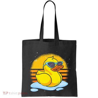 Bath Toy Duckie Cute Ducky Cool Sunglasses Retro Rubber Duck Bag