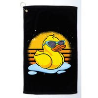 Bath Toy Duckie Cute Ducky Cool Sunglasses Retro Rubber Duck Golf Towel