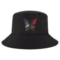 Butterfly Text Drawing Art Graphic Motif Anime Cool Comfort Performance Bucket Hat