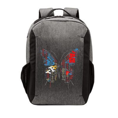 Butterfly Text Drawing Art Graphic Motif Anime Vector Backpack