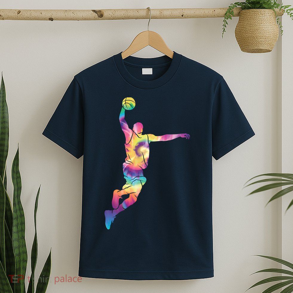 Basketball Tie Dye Vintage Retro Player T-Shirt