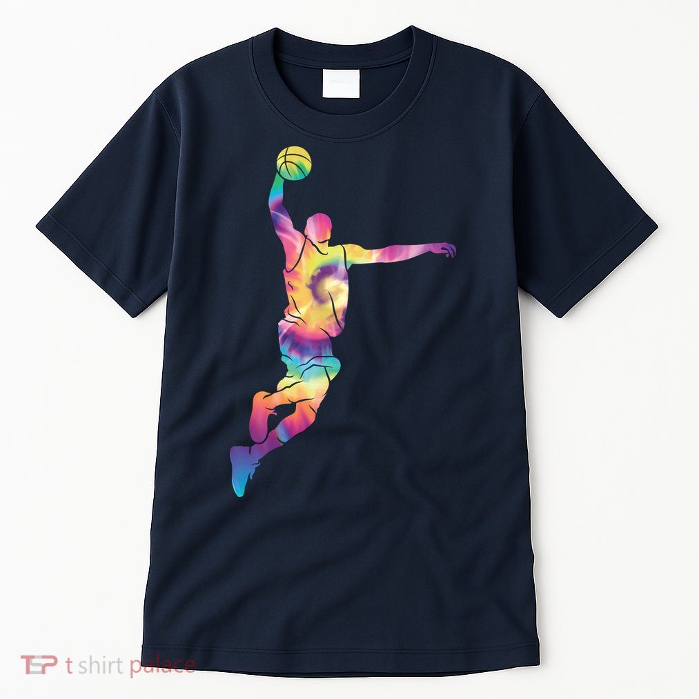 Basketball Tie Dye Vintage Retro Player Tall T-Shirt