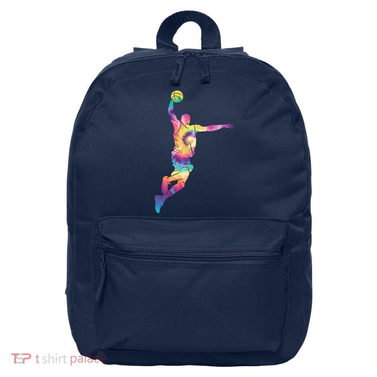 Basketball Tie Dye Vintage Retro Player 16 in Basic Backpack