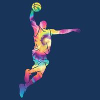 Basketball Tie Dye Vintage Retro Player Bag