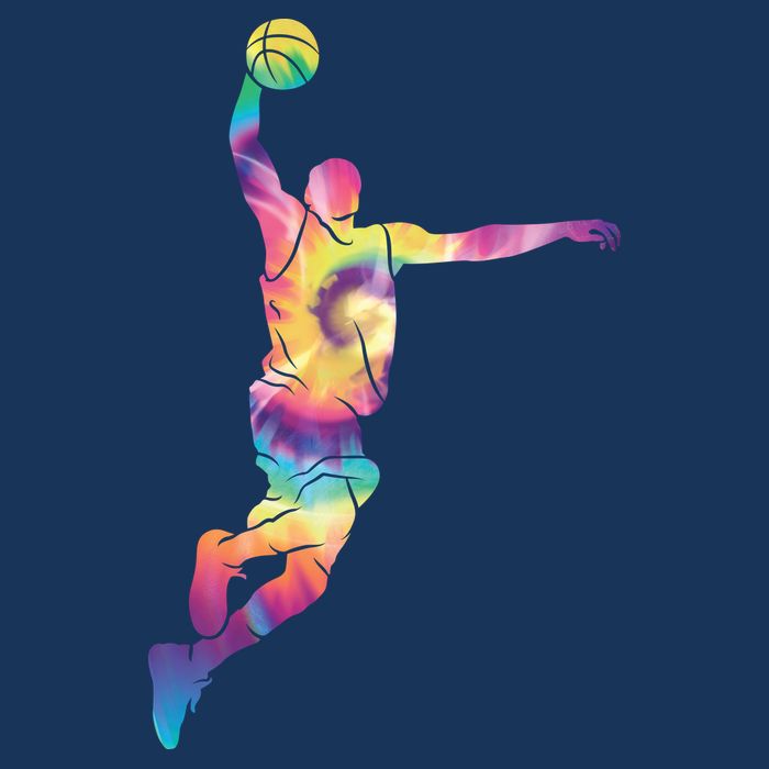 Basketball Tie Dye Vintage Retro Player Bag