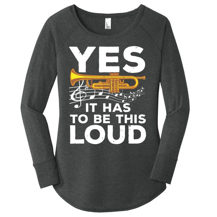 Best Trumpet Design For Men Women Trumpet Player Trumpeter Women's Perfect Tri Tunic Long Sleeve Shirt