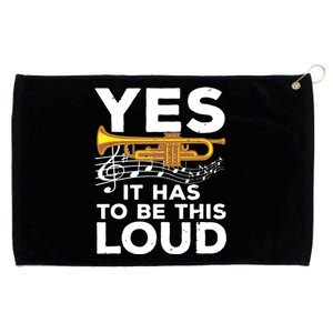 Best Trumpet Design For Men Women Trumpet Player Trumpeter Grommeted Golf Towel