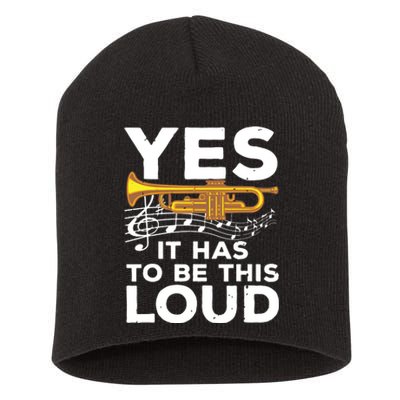 Best Trumpet Design For Men Women Trumpet Player Trumpeter Short Acrylic Beanie