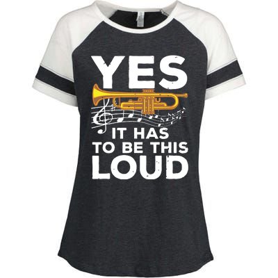 Best Trumpet Design For Men Women Trumpet Player Trumpeter Enza Ladies Jersey Colorblock Tee