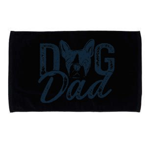 Boston Terrier Dog Dad Microfiber Hand Towel