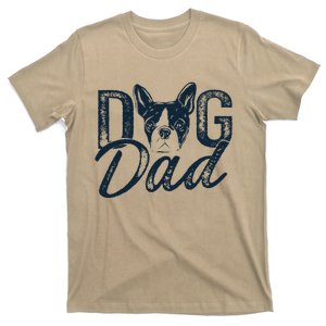 Boston Terrier Dog Dad T-Shirt