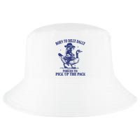 Born To Dilly Dally Forced To Pick Up The Pace Goose Raccoon Cool Comfort Performance Bucket Hat