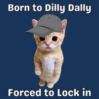 Born To Dilly Dally Forced To Lock In Cat Infant Baby Jersey Bodysuit
