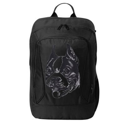 Boston Terrier Dog Lovers Funny Dog Face Classic City Backpack