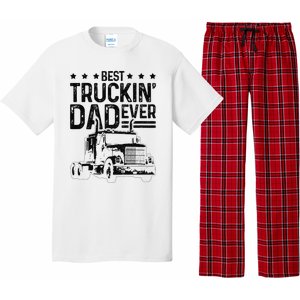 Best Truckin' Dad Ever Truck Driver Father's Day Gift Pajama Set