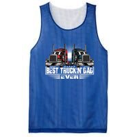 Best Truckin Dad Ever Truck Driver Gift Mesh Reversible Basketball Jersey Tank