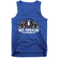 Best Truckin Dad Ever Truck Driver Gift Tank Top