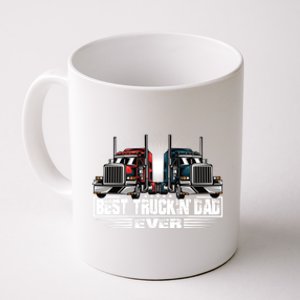 Best Truckin Dad Ever Truck Driver Gift Coffee Mug