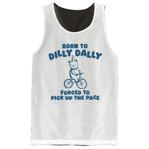 Born To Dilly Dally Mesh Reversible Basketball Jersey Tank