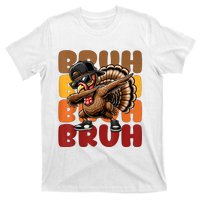 Bruh Turkey Dabbing Thanksgiving T-Shirt