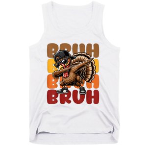 Bruh Turkey Dabbing Thanksgiving Tank Top