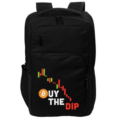 Buy The Dip Bitcoin Crypto Cryptocurrency Trader Investor Impact Tech Backpack