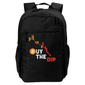 Buy The Dip Bitcoin Crypto Cryptocurrency Trader Investor Daily Commute Backpack