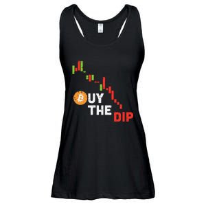 Buy The Dip Bitcoin Crypto Cryptocurrency Trader Investor Ladies Essential Flowy Tank