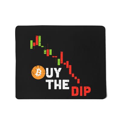 Buy The Dip Bitcoin Crypto Cryptocurrency Trader Investor Mousepad