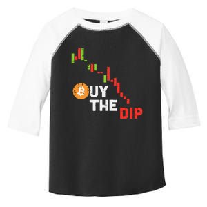 Buy The Dip Bitcoin Crypto Cryptocurrency Trader Investor Toddler Fine Jersey T-Shirt