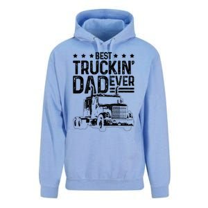 Best Truckin' Dad Ever Truck Driver Father's Day Gift Cool Gift Unisex Surf Hoodie