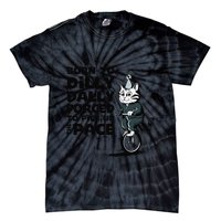 Born To Dilly Dally Forced To Pick Up The Pace Funny Cat Tie-Dye T-Shirt