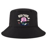 Been There Done That Retro Cartoon Brain Cool Comfort Performance Bucket Hat