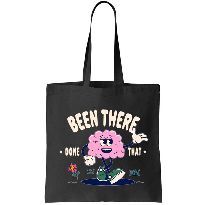 Been There Done That Retro Cartoon Brain Bag