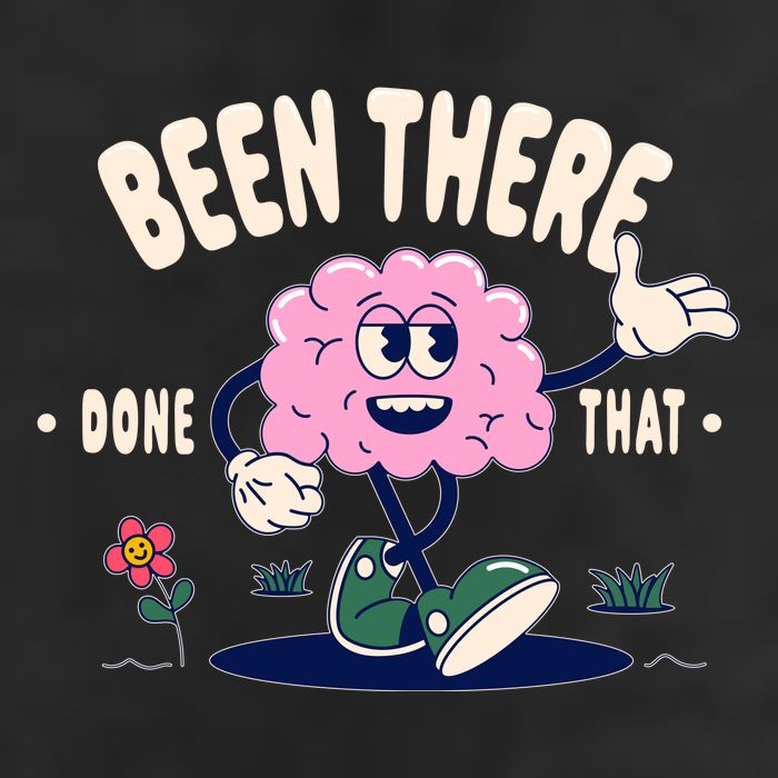 Been There Done That Retro Cartoon Brain Tumbler