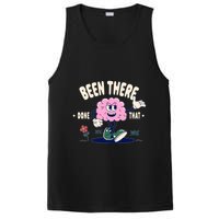 Been There Done That Retro Cartoon Brain PosiCharge Competitor Tank