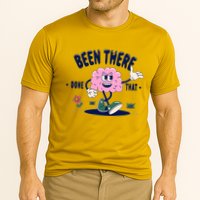 Been There Done That Retro Cartoon Brain Performance Shirt