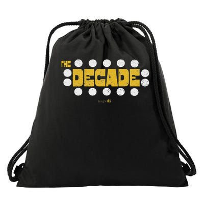 Burghr The Decade Rock 'n Roll Club Pittsburgh , Small, Black Drawstring Bag