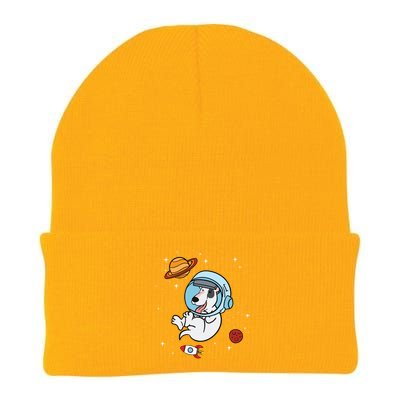 Bull Terrier Dog Astronaut Space Universe Galaxy Gift Knit Cap Winter Beanie