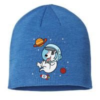 Bull Terrier Dog Astronaut Space Universe Galaxy Gift Sustainable Beanie