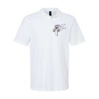 Boston Terrier Dandelion Flower Fly Dog Lovers Funny Softstyle Adult Sport Polo