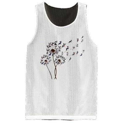 Boston Terrier Dandelion Flower Fly Dog Lovers Funny Mesh Reversible Basketball Jersey Tank