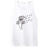 Boston Terrier Dandelion Flower Fly Dog Lovers Funny PosiCharge Competitor Tank