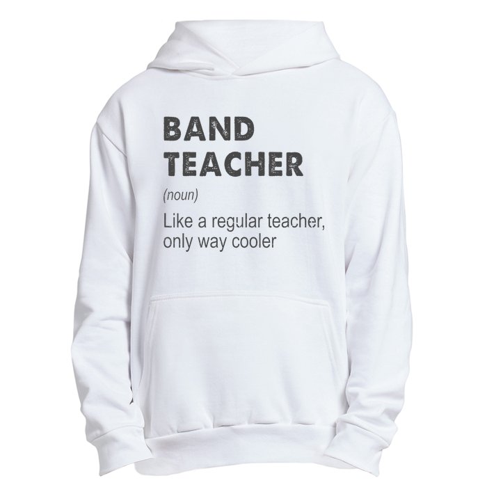 Band Teacher Definition Teaching School Teacher Urban Pullover Hoodie