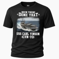 Been There Done That USS Carl Vinson CVN70 Veterans Day Father Day Gift Cooling Performance Crew T-Shirt