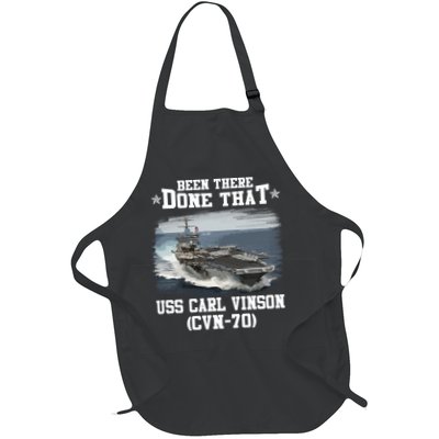 Been There Done That USS Carl Vinson CVN70 Veterans Day Father Day Gift Apron