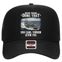 Been There Done That USS Carl Vinson CVN70 Veterans Day Father Day Gift Trucker Hat