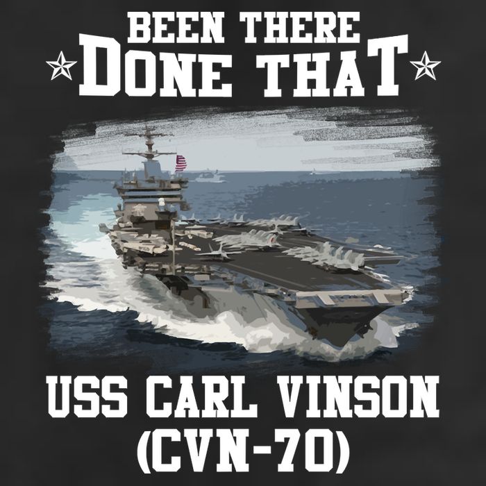 Been There Done That USS Carl Vinson CVN70 Veterans Day Father Day Gift Trucker Hat