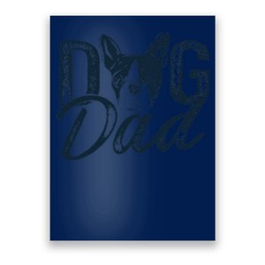 Boston Terrier Dog Dad Poster