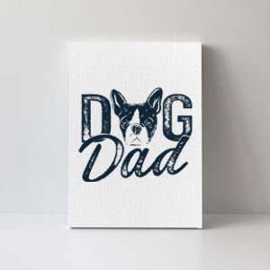 Boston Terrier Dog Dad Canvas